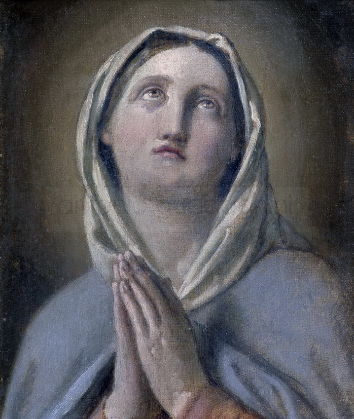 Immacolata - 1891 - olio su tela cm. 28x24,5 - coll. privata